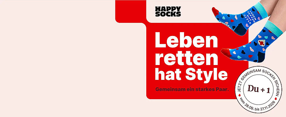 Blutspende happy socks